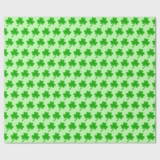 St. Patrick's Day Kleeblatt Pot of Gold Celtic Kno Geschenkpapier (Flach)