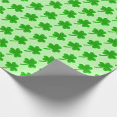 St. Patrick's Day Kleeblatt Pot of Gold Celtic Kno Geschenkpapier (Ecke)