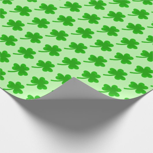 St. Patrick's Day Kleeblatt Pot of Gold Celtic Kno Geschenkpapier (Ecke)