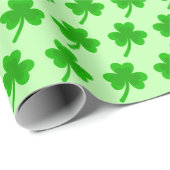 St. Patrick's Day Kleeblatt Pot of Gold Celtic Kno Geschenkpapier (Rolleneckpunkt)