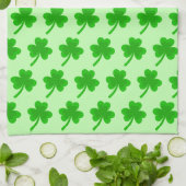 St. Patrick's Day Kleeblatt Pot of Gold Celtic Kno Geschirrtuch (Gefaltet)
