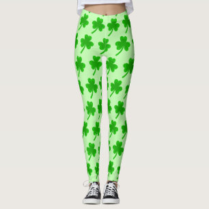 St. Patrick's Day Kleeblatt Pot of Gold Celtic Kno Leggings