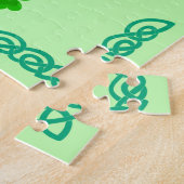 St. Patrick's Day Kleeblatt Pot of Gold Celtic Kno Puzzle (Seite)