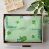 St. Patrick's Day Kleeblatt Pot of Gold Celtic Kno Seidenpapier (Geschenk)