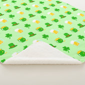 St. Patrick's Day Kleeblatt Pot of Gold Celtic Kno Sherpadecke (3/4)