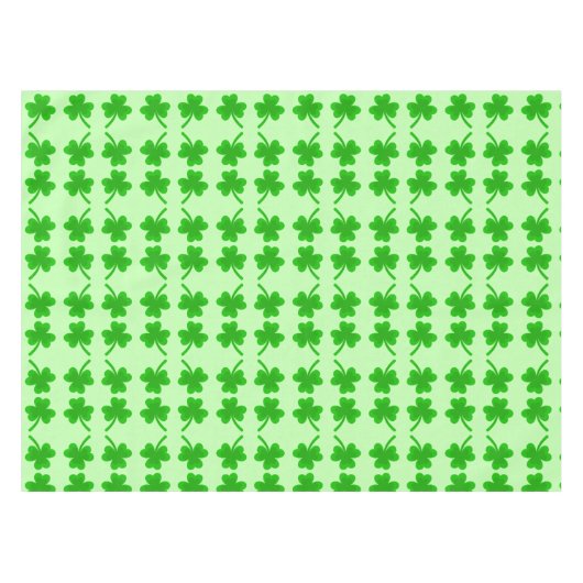 St. Patrick's Day Kleeblatt Pot of Gold Celtic Kno Tischdecke (Vorderseite (Horizontal))