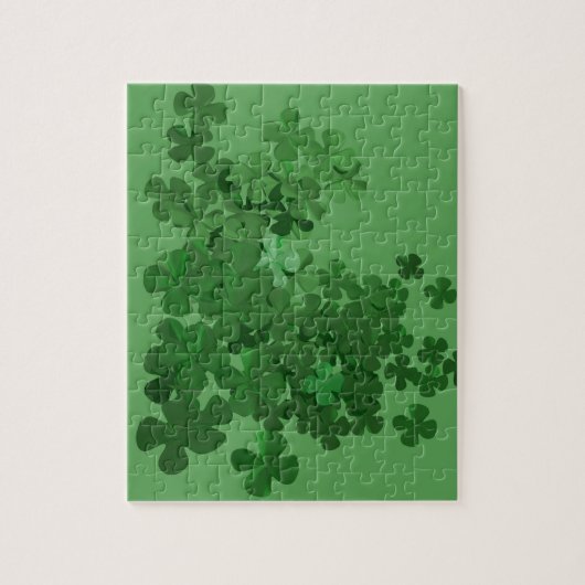 St. Patrick's Day Kleeblatt Puzzle (Vertikal)