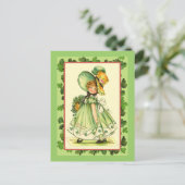 St. Patrick's Day Kleeblatt Queen Cards Postkarte (Stehend Vorderseite)