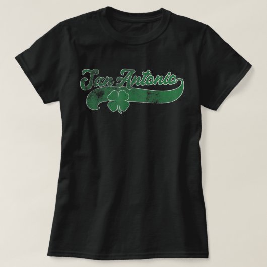 St Patrick's Day Kleeblatt San Antonio Texas Tx Gi T-Shirt (Design vorne)