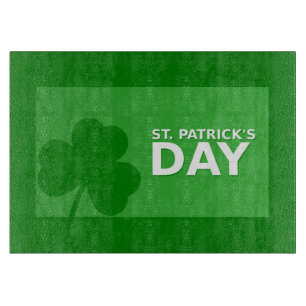 St. Patrick's Day Kleeblatt Schneidebrett