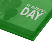 St. Patrick's Day Kleeblatt Schneidebrett (Ecke)