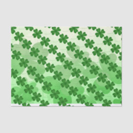St Patricks Day Kleeblatt Seidenpapier