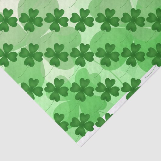 St Patricks Day Kleeblatt Seidenpapier (Ausschnitt)