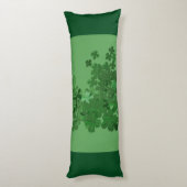 St. Patrick's Day Kleeblatt Seitenschläferkissen (Rückseite (Vertikal))