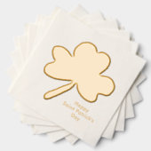 St. Patrick's Day Kleeblatt Servietten Mit Folie (Insitu (Gestapelt))