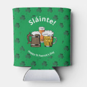 ST PATRICK'S DAY Kleeblatt Sláinte Beers Dosenkühler (Rückseite)