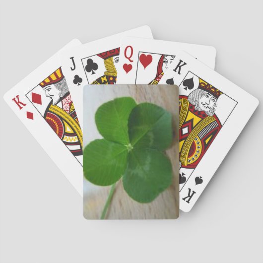 ST. PATRICK'S DAY KLEEBLATT SPIELKARTEN (Rückseite)