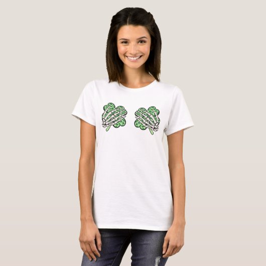 St Patrick's Day Kleeblatt St Patricks Day T-Shirt (Vorne ganz)