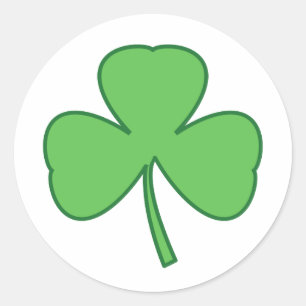 St. Patrick's Day Kleeblatt Stickers