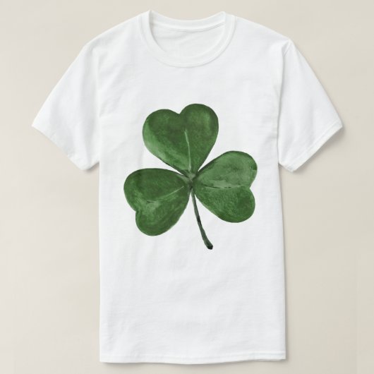 St. Patrick's Day Kleeblatt T-Shirt (Design vorne)