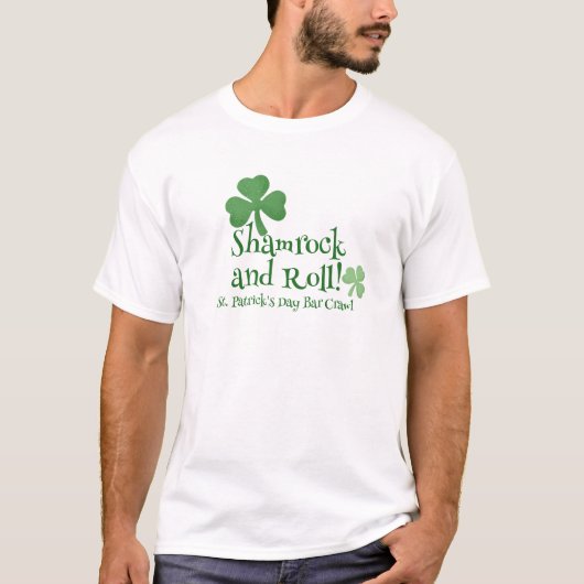 St. Patrick's Day Kleeblatt T-Shirt (Vorderseite)