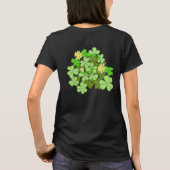 St Patricks Day Kleeblatt T-Shirt (Rückseite)