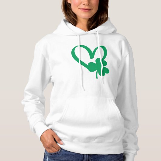 St Patrick's Day Kleeblatt T - Shirt (Vorderseite)