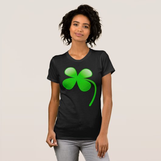 St. Patrick's Day Kleeblatt T-Shirt (Vorne ganz)