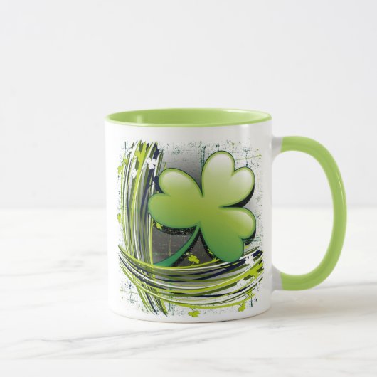 St. Patrick's Day Kleeblatt Tasse (Rechts)
