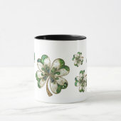 St. Patrick's Day Kleeblatt Tasse (Zentrum)
