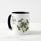 St. Patrick's Day Kleeblatt Tasse (Vorderseite Links)