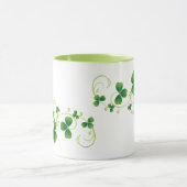 St. Patrick's Day Kleeblatt Tasse (Zentrum)