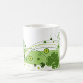 St. Patrick's Day Kleeblatt Tasse - 11 oz (VorderseiteRechts)