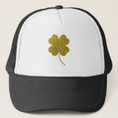 St. Patrick's Day Kleeblatt Truckerkappe (Vorderseite)