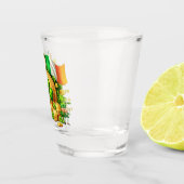 St. Patrick's Day Kleeblatt und irische Flagge Schnapsglas (Rechts)