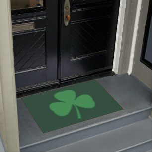 St. Patrick's Day Kleeblatt Welcome Doormat Rug Fußmatte