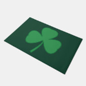 St. Patrick's Day Kleeblatt Welcome Doormat Rug Fußmatte (Schrägansicht)