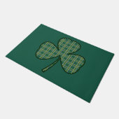 St. Patrick's Day Kleeblatt Willkommensgeschenk Fußmatte (Schrägansicht)