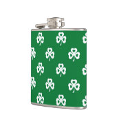 St. Patrick's Day Kleeblätter Flachmann (Links)