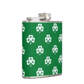 St. Patrick's Day Kleeblätter Flachmann (Rechts)