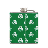 St. Patrick's Day Kleeblätter Flachmann (Rückseite)
