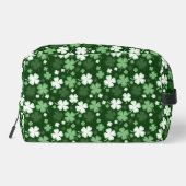 St. Patrick's Day Kleeblätter Waschbeutel (Rückseite)
