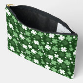 St. Patrick's Day Kleeblätter Zubehörtasche (Offen)