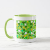 St. Patrick's Day Kleeblatts and Hearts Tasse (Links)