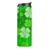 St Patrick's Day Kleeblatts and Hearts Thermosbecher (Nach links gedreht)