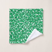 St. Patrick's Day Kleeblatts Badhandtuch Set (Waschlappen)