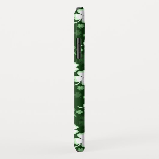 St. Patrick's Day Kleeblatts Case-Mate iPhone Hülle (Hinten/Rechts)