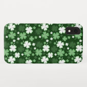 St. Patrick's Day Kleeblatts Case-Mate iPhone Hülle (Rückseite (Horizontal))