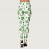 St Patrick's Day Kleeblatts & Clover Leggings (Rückseite)