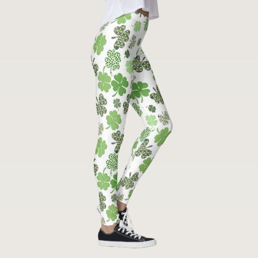 St Patrick's Day Kleeblatts & Clover Leggings (Rechts)